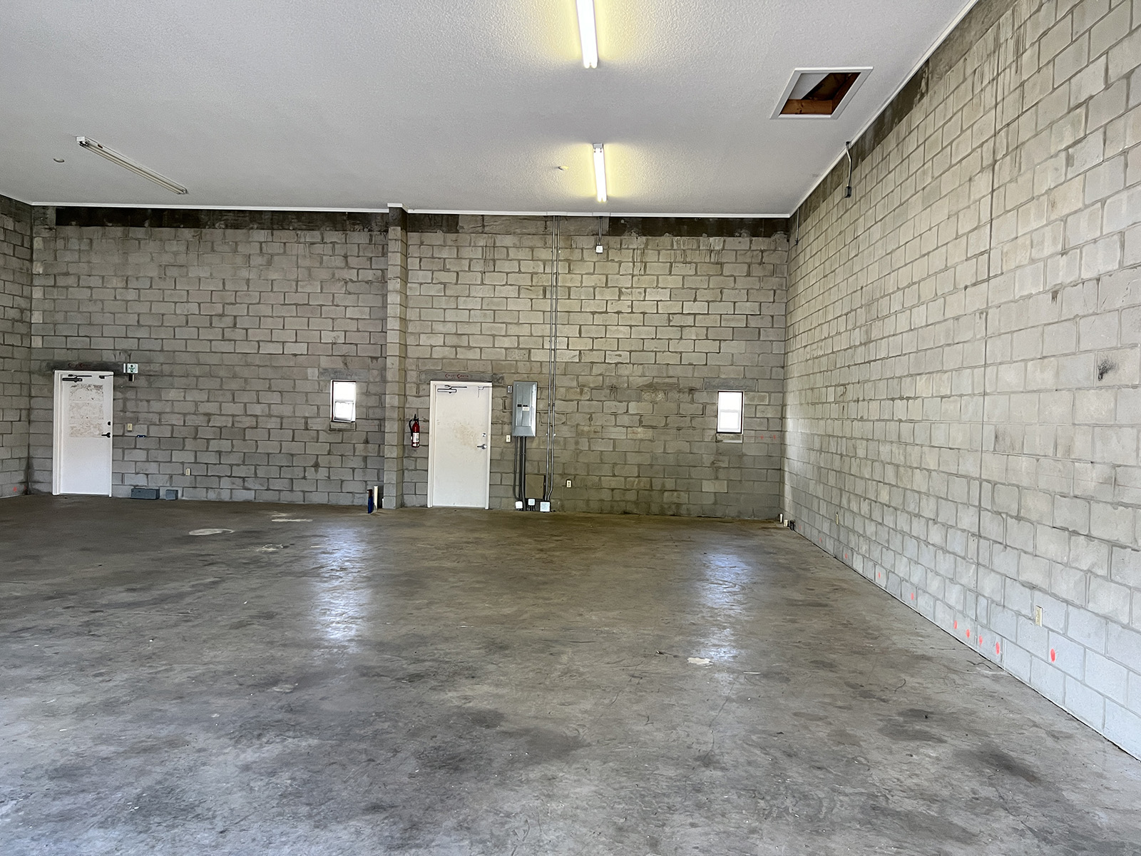 Concrete Parking Area